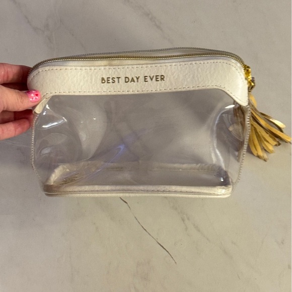 Mudpie Best day ever clear, cosmetic bag - Picture 7 of 7